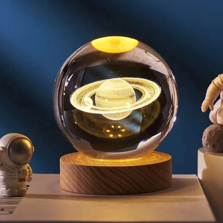 Esfera De Cristal Luz Led